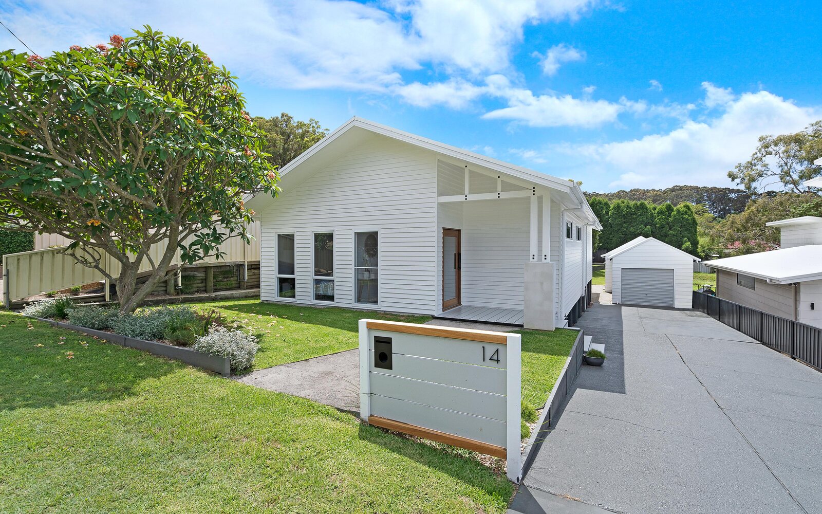 Same house after exterior and landscaping refresh
