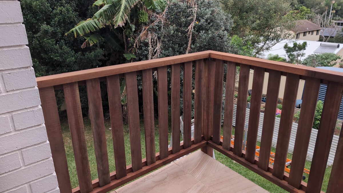 Timber balustrade